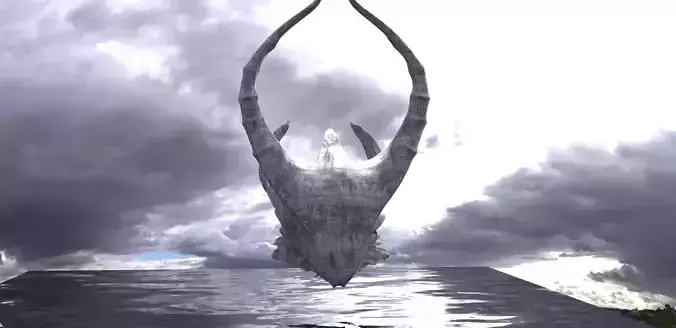 Minotaur 3D model helmet