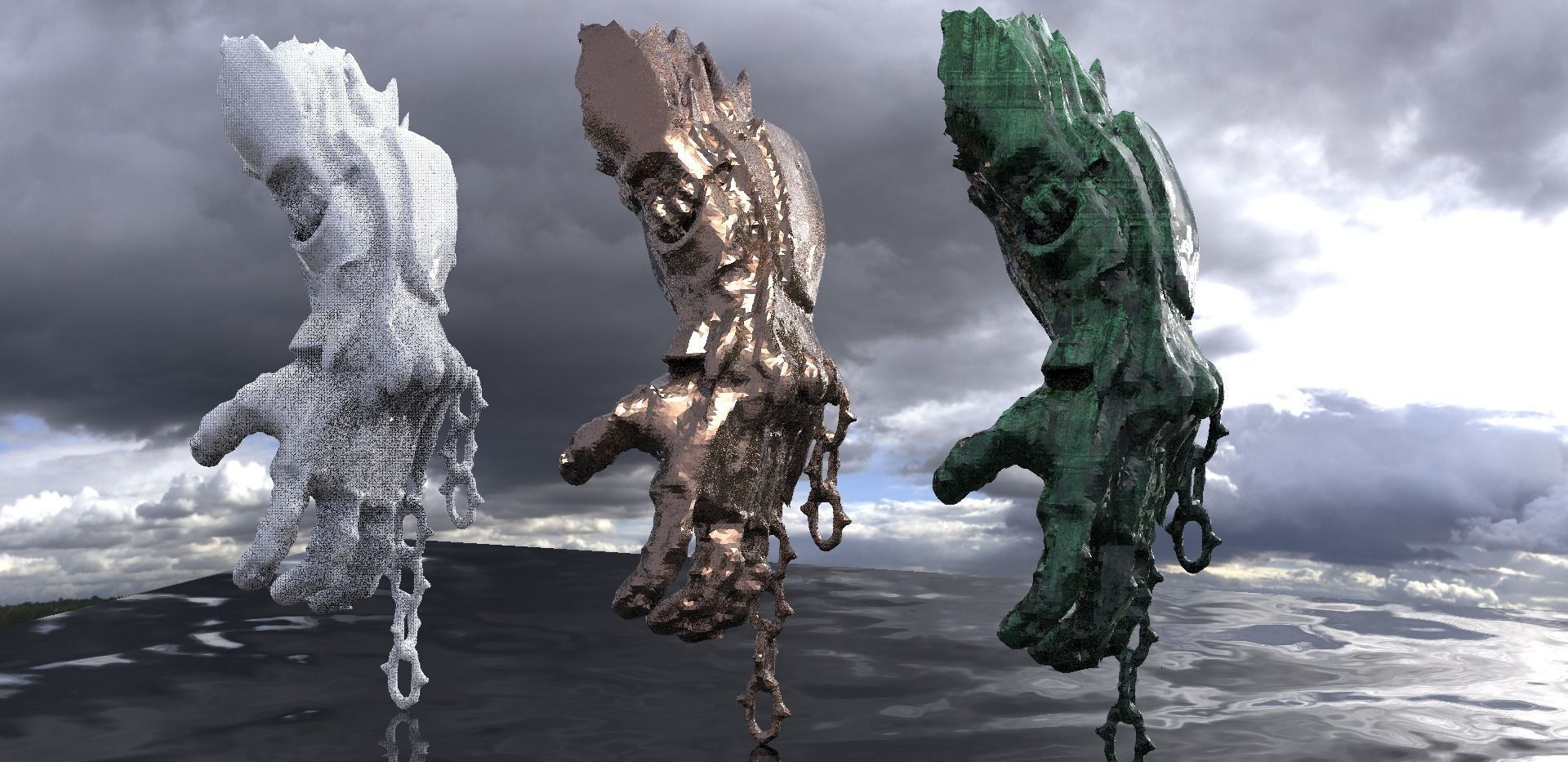 Nano Military gaunlet  3D model_1