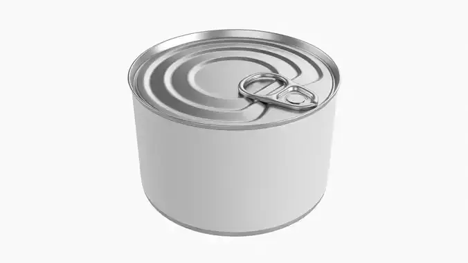 Canned food round metal tin aluminum can 018