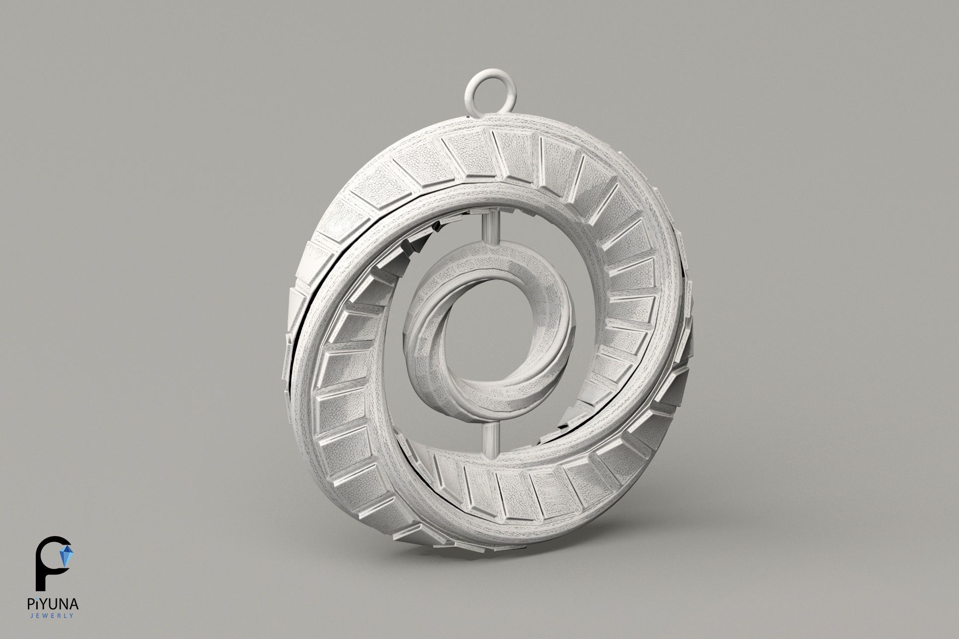 Pendant 070 3D print model_5