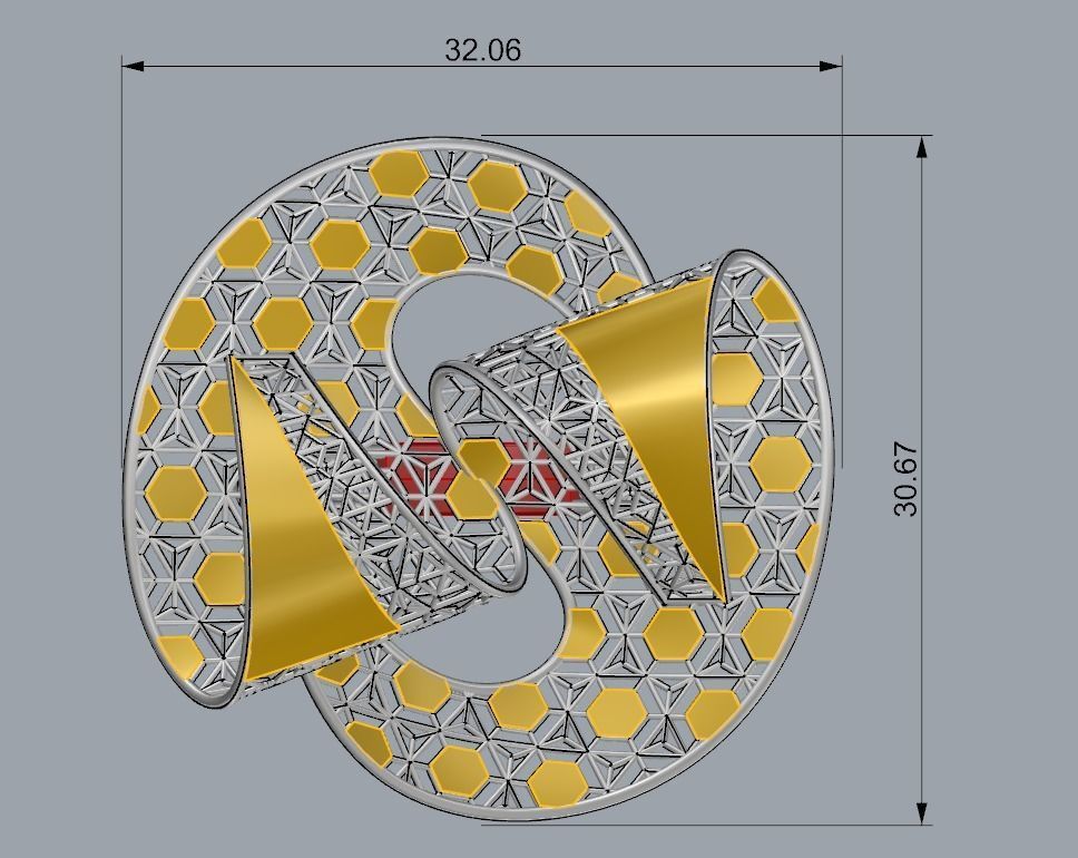  FUSION LIGHT RING COLLECTION-RB06- 3D print model_3