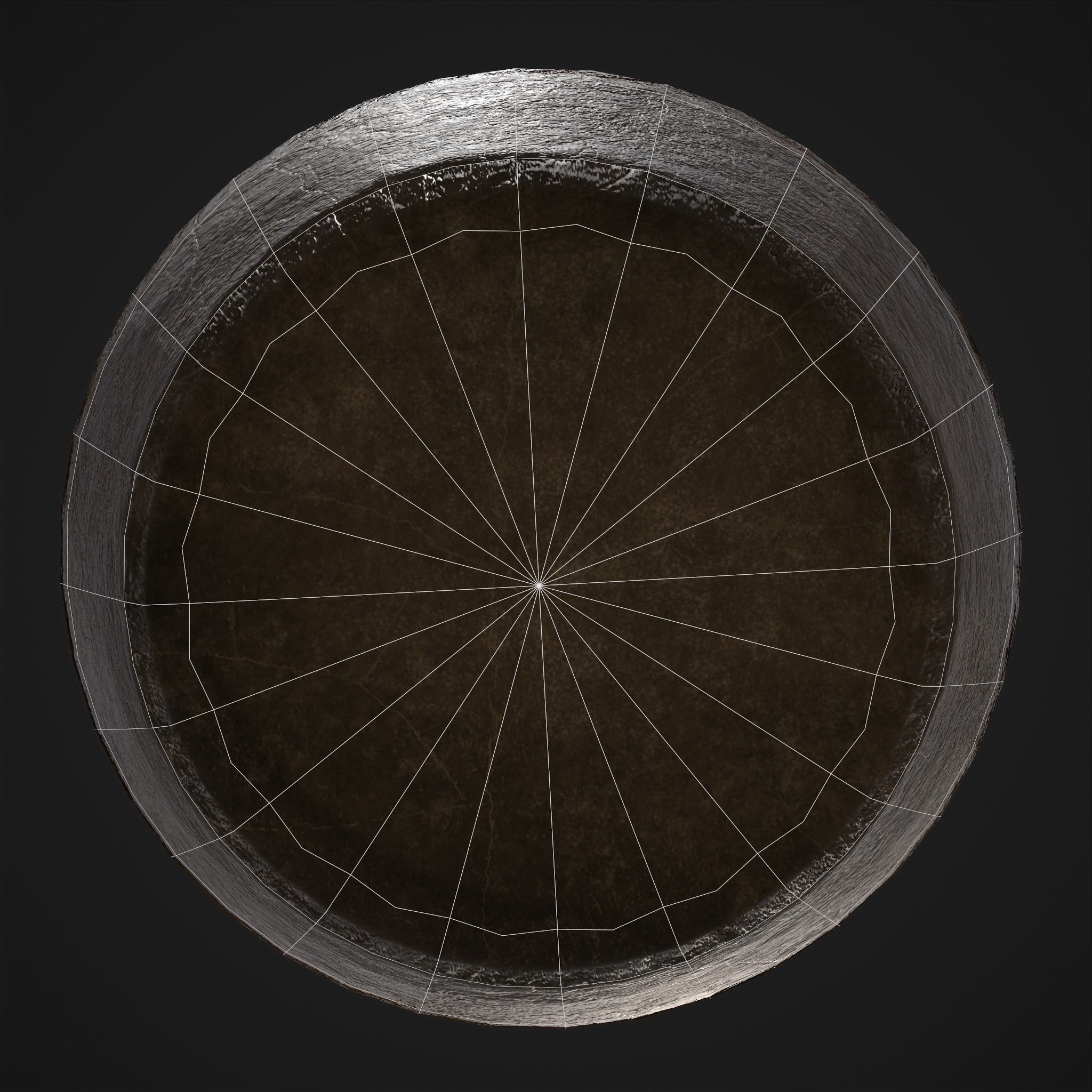 Rustic Clay Vase  Low-poly 3D model_11