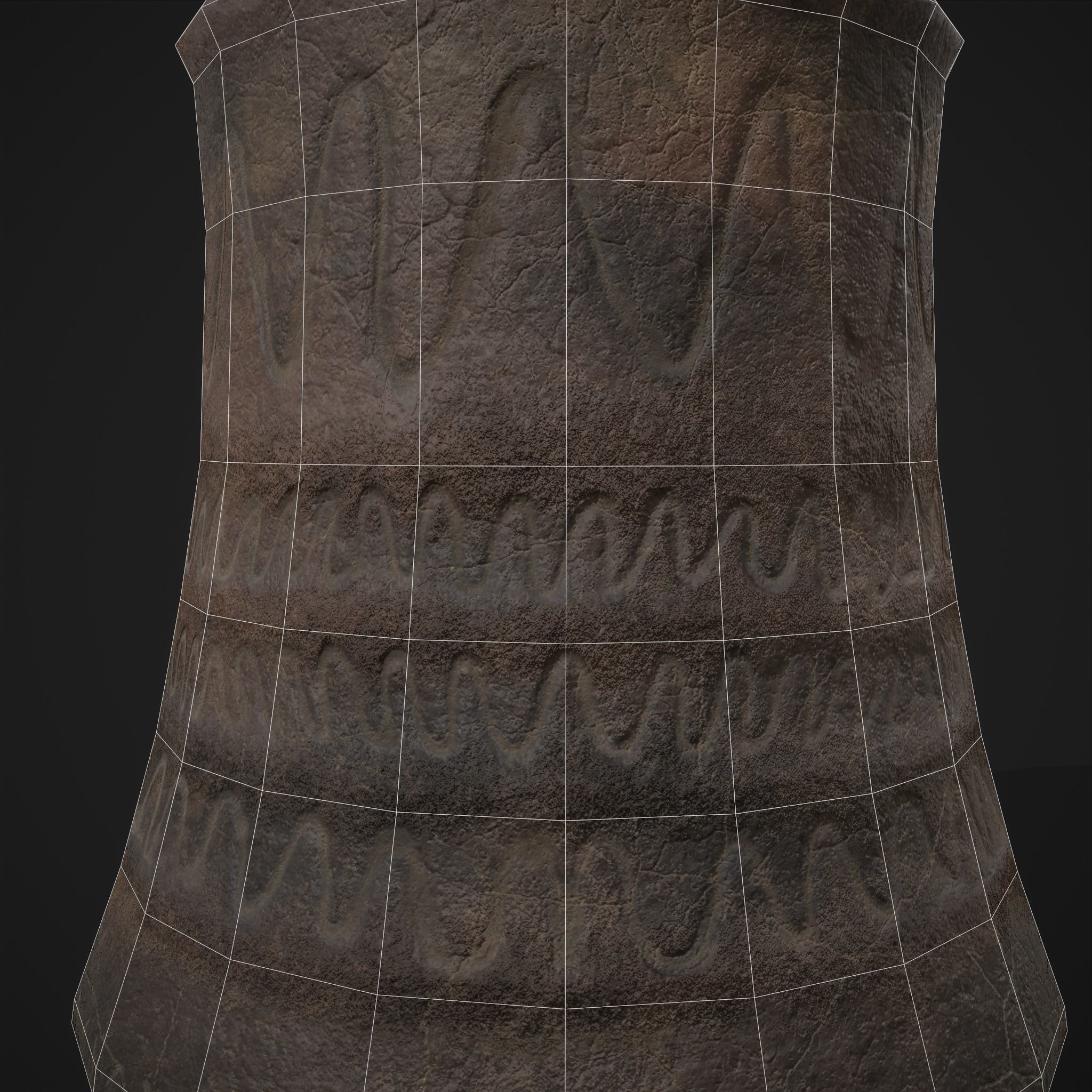 Rustic Clay Vase  Low-poly 3D model_19