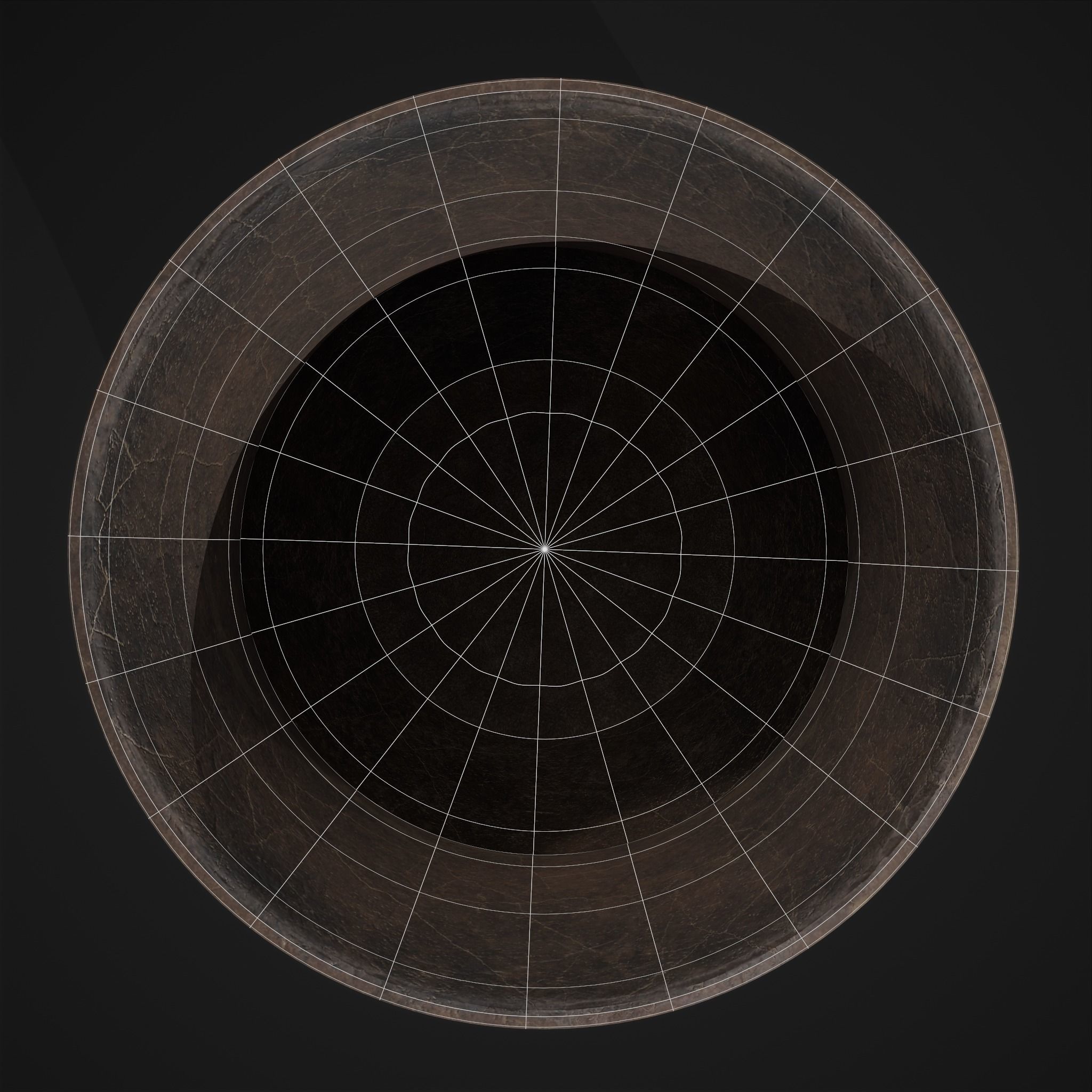 Rustic Clay Vase  Low-poly 3D model_9