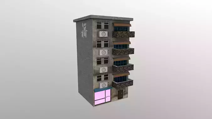 Cyberpunk City - Building 16