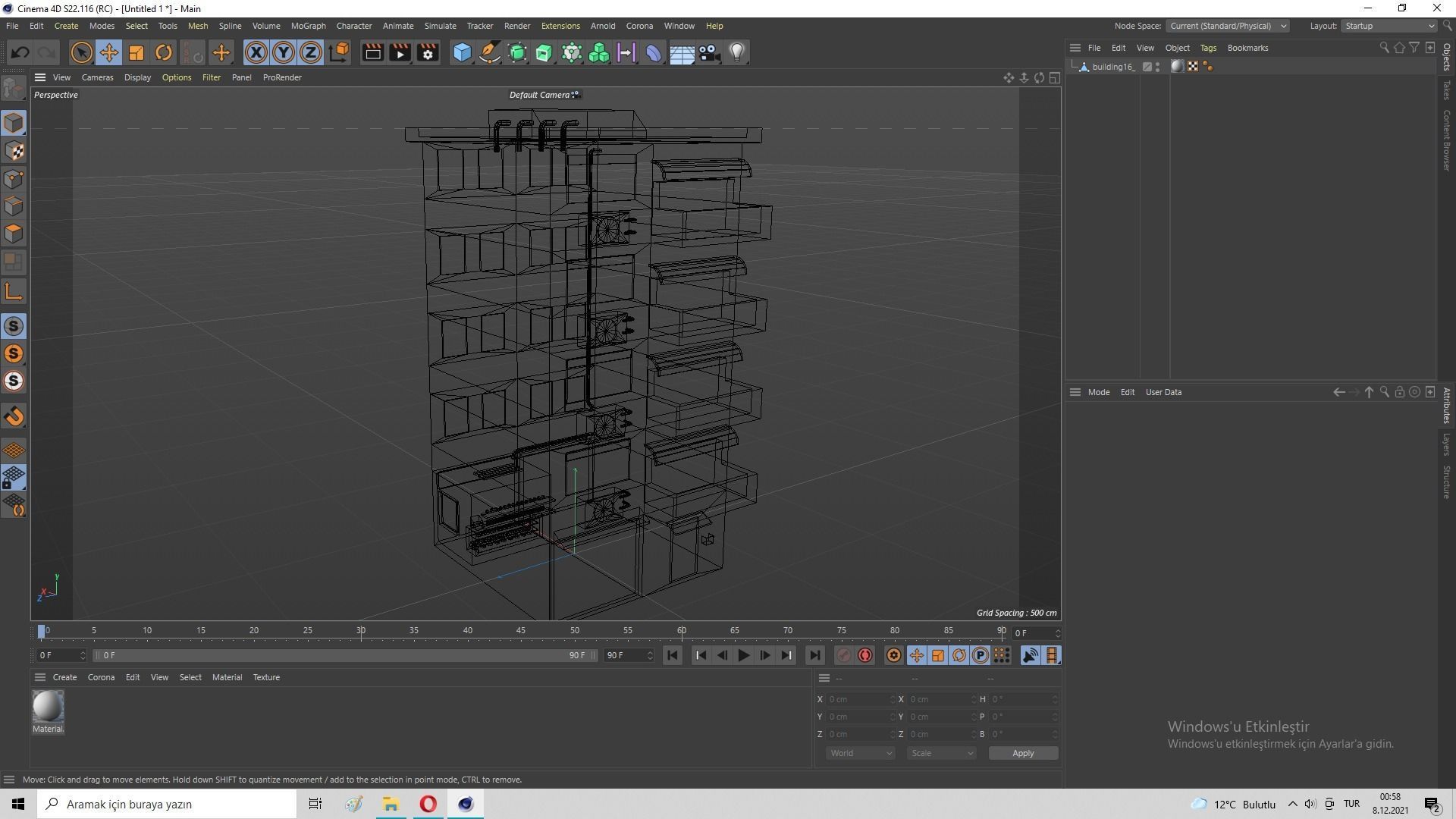 Cyberpunk City - Building 16 Low-poly 3D model_32