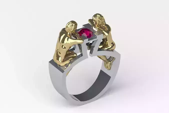 Love Couple Ring R 68