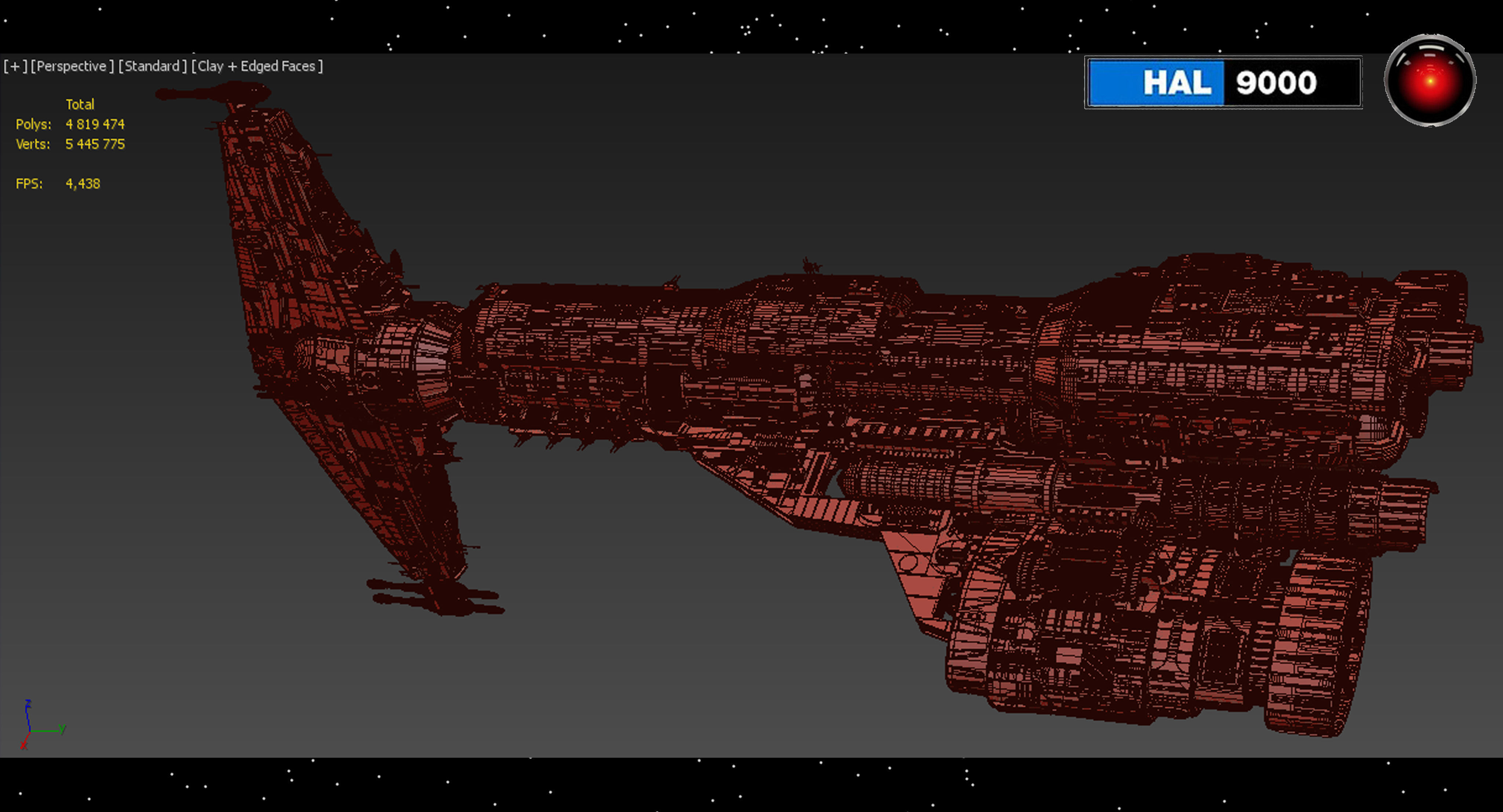 HammerHead class cruiser grey 3D model | CGTrader, image size:4096x2214