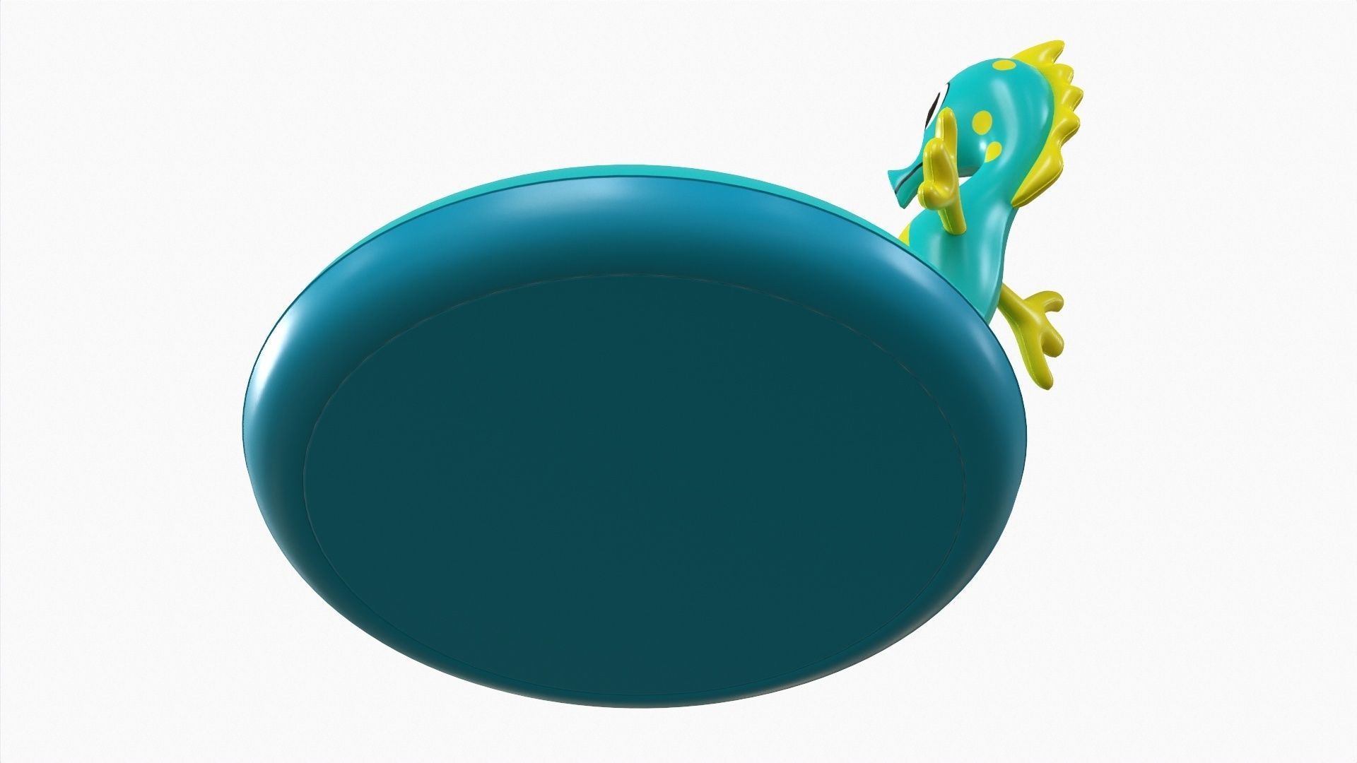 Sprinkler pool with seahorse 3D model_4