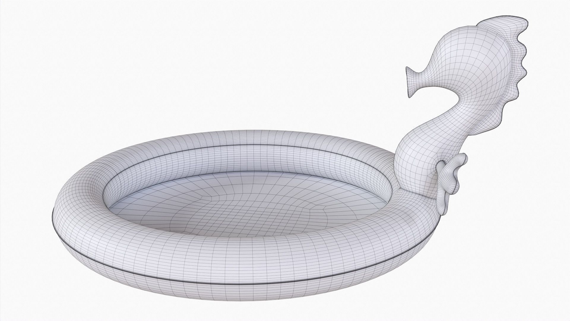 Sprinkler pool with seahorse 3D model_6