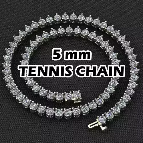 5 MM TENNIS CHAIN FOR NECKLACE 3D print model