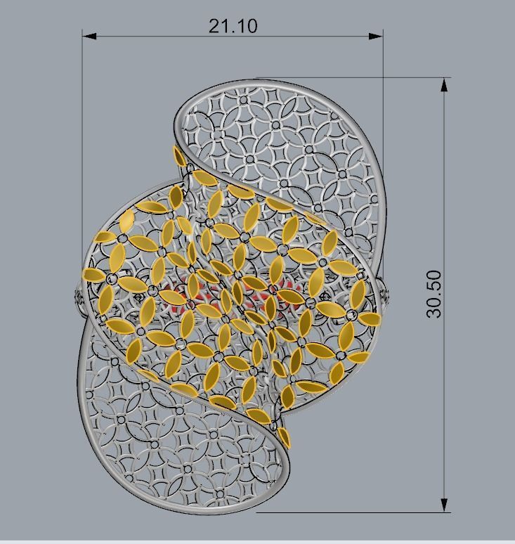 FUSION LIGHT RING COLLECTION-RB09- 3D print model_3