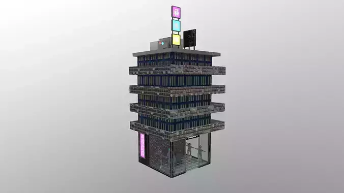 Cyberpunk City - Building 17