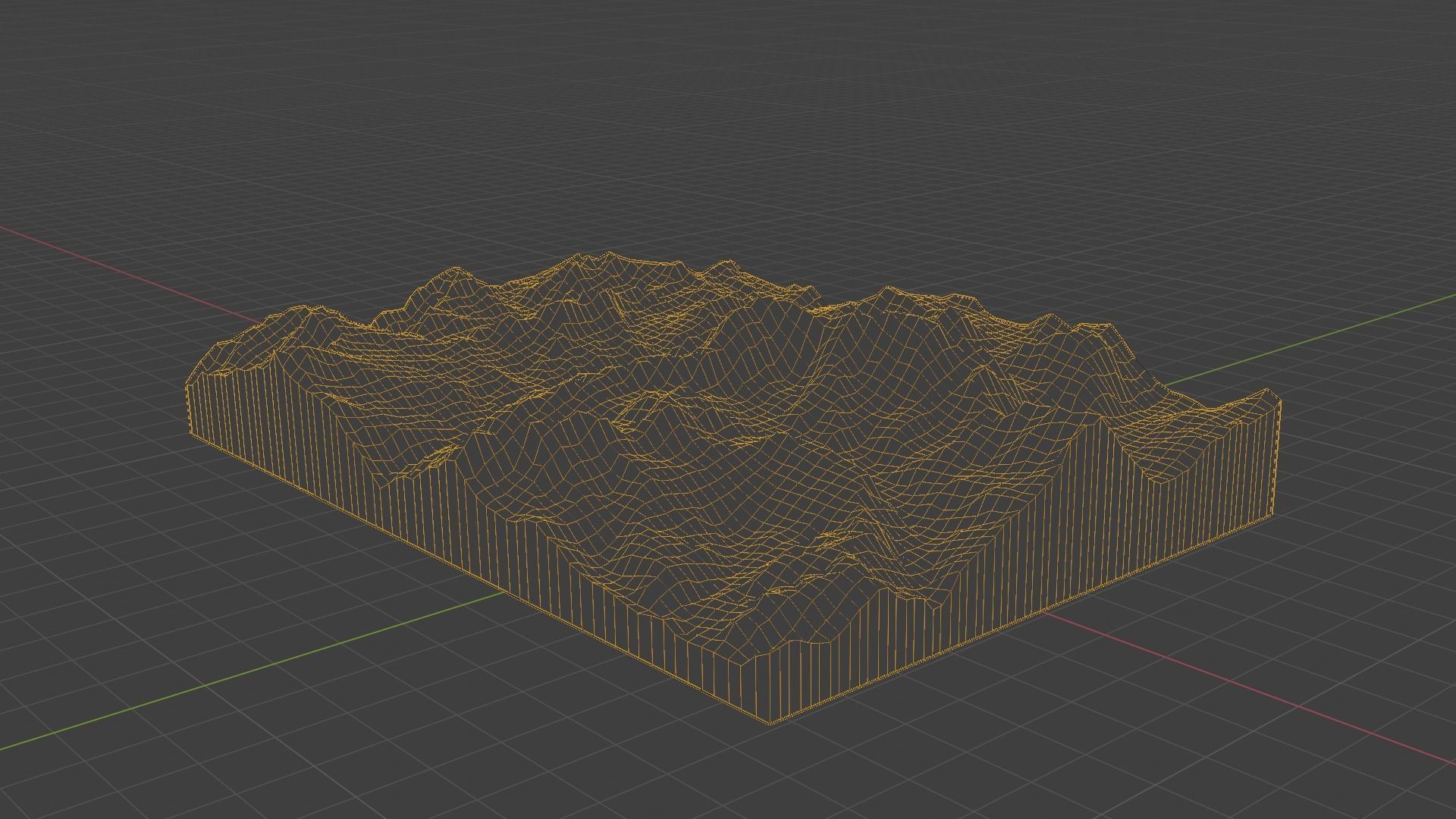 Chamlang Mountain Low-poly 3D model_8