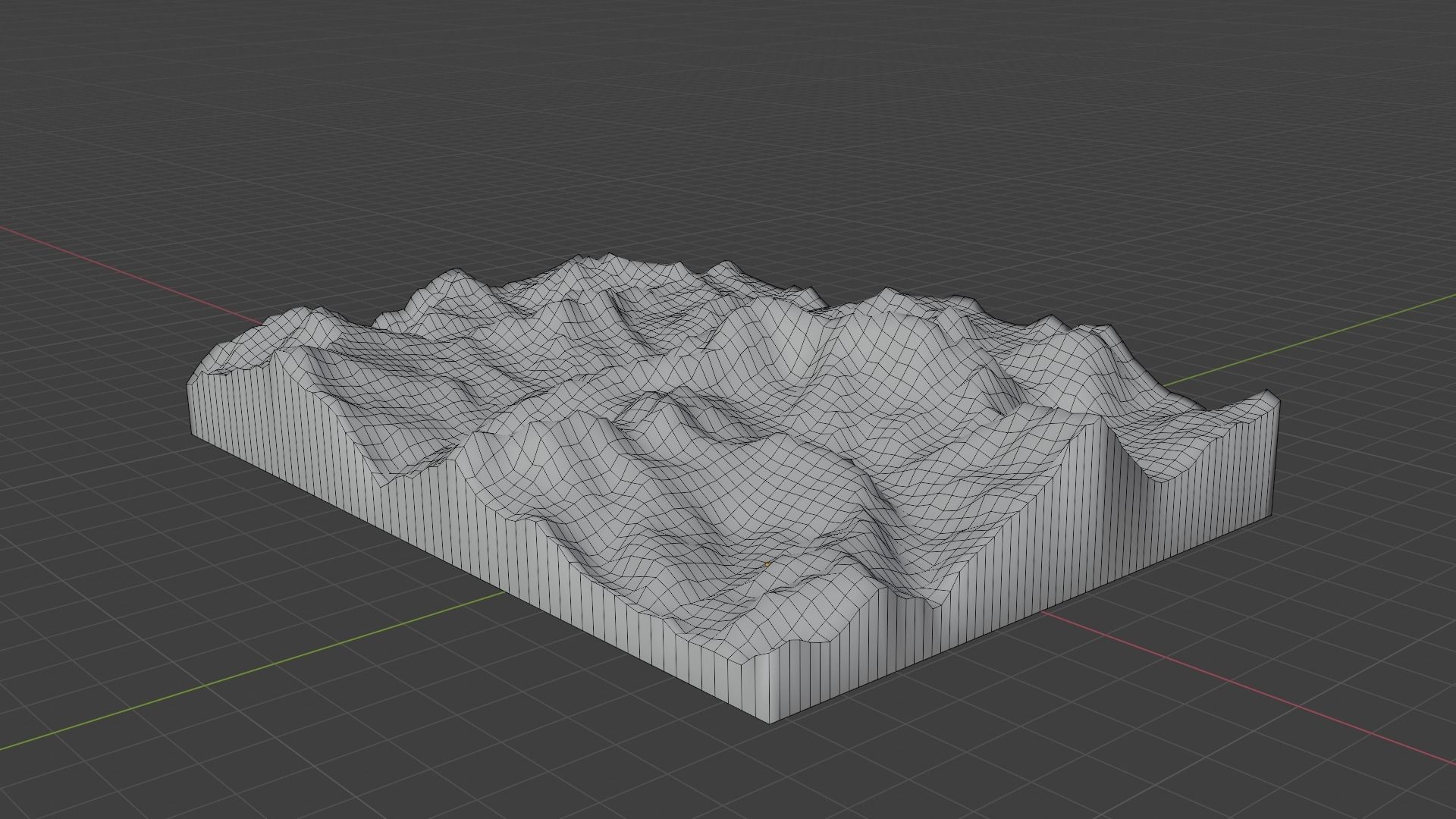 Chamlang Mountain Low-poly 3D model_7