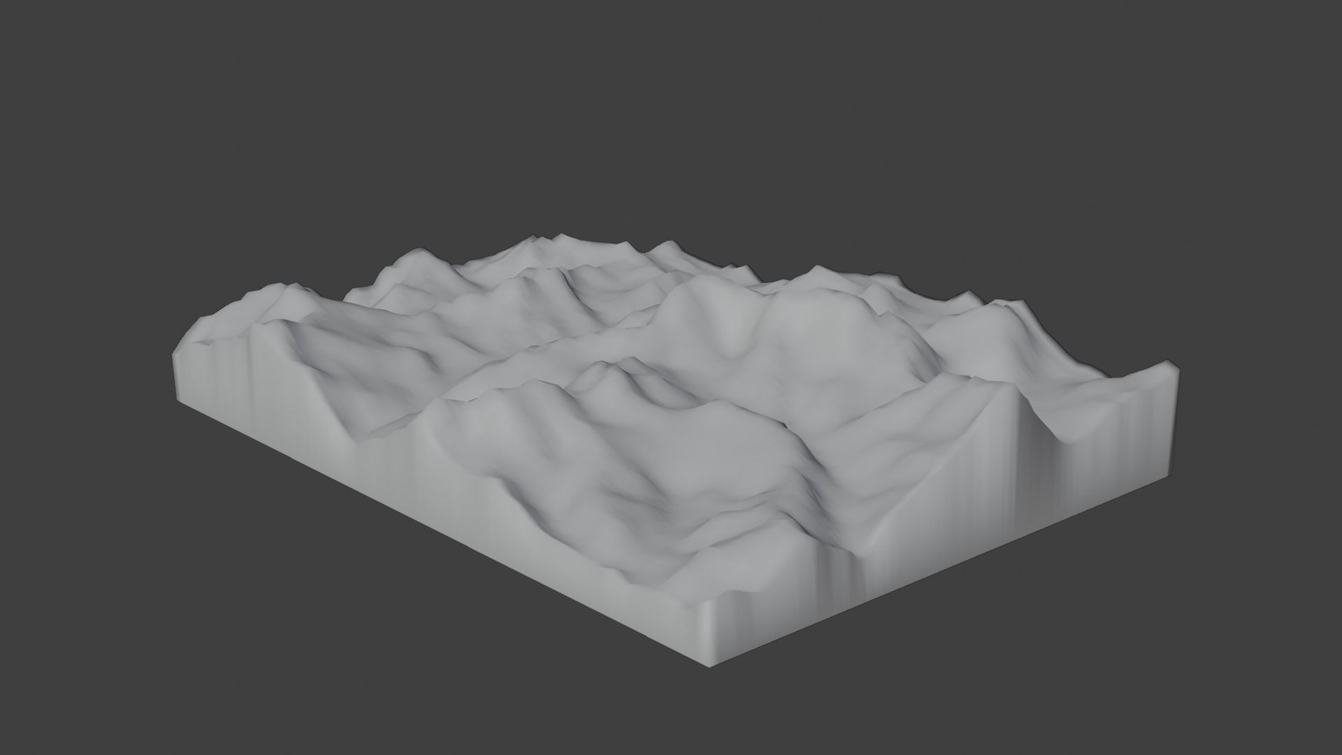 Chamlang Mountain Low-poly 3D model_9