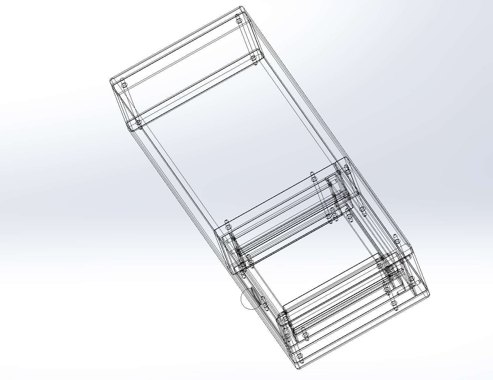 Basic Desk Drawer STL 3D print model_1