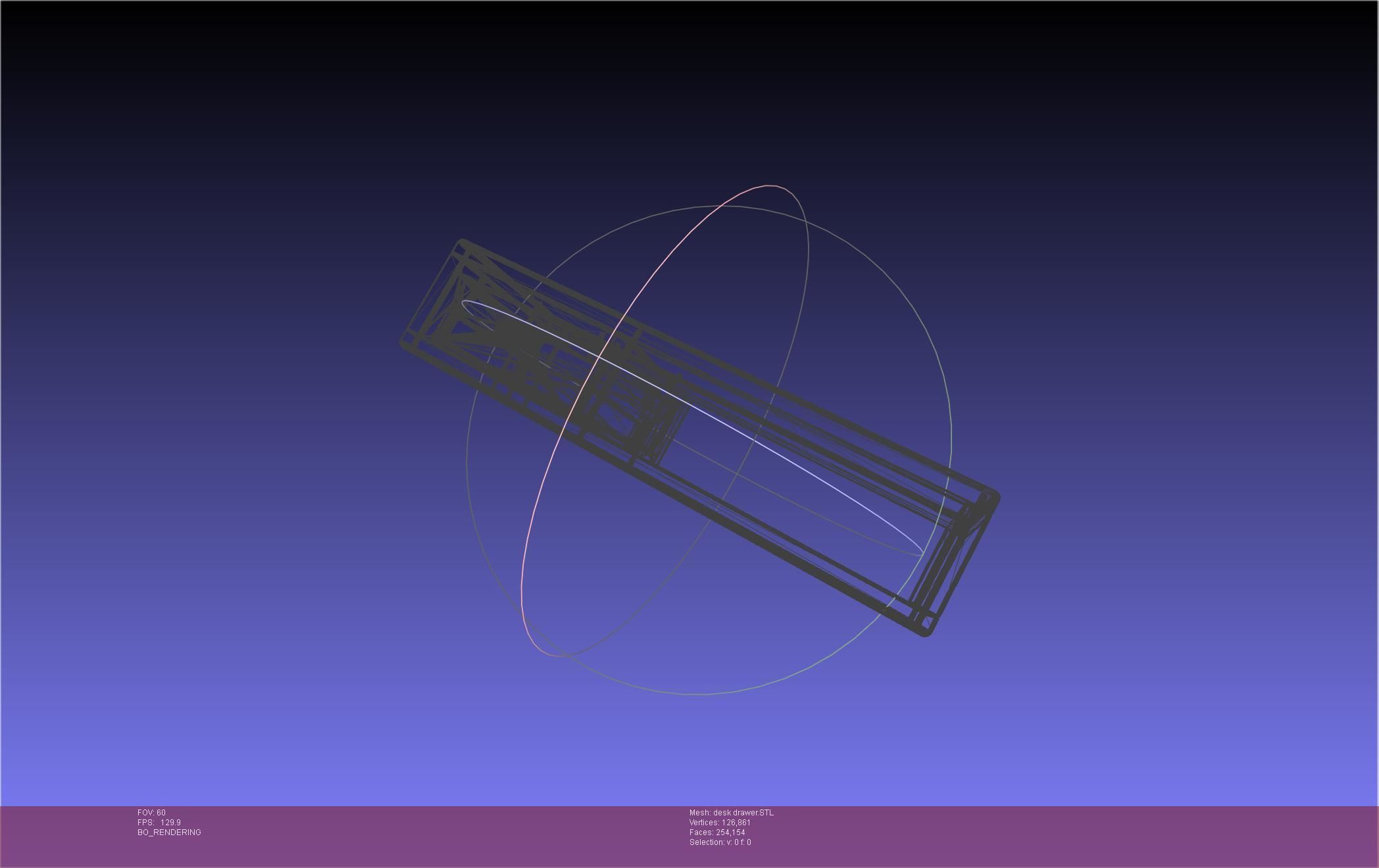 Basic Desk Drawer STL 3D print model_18