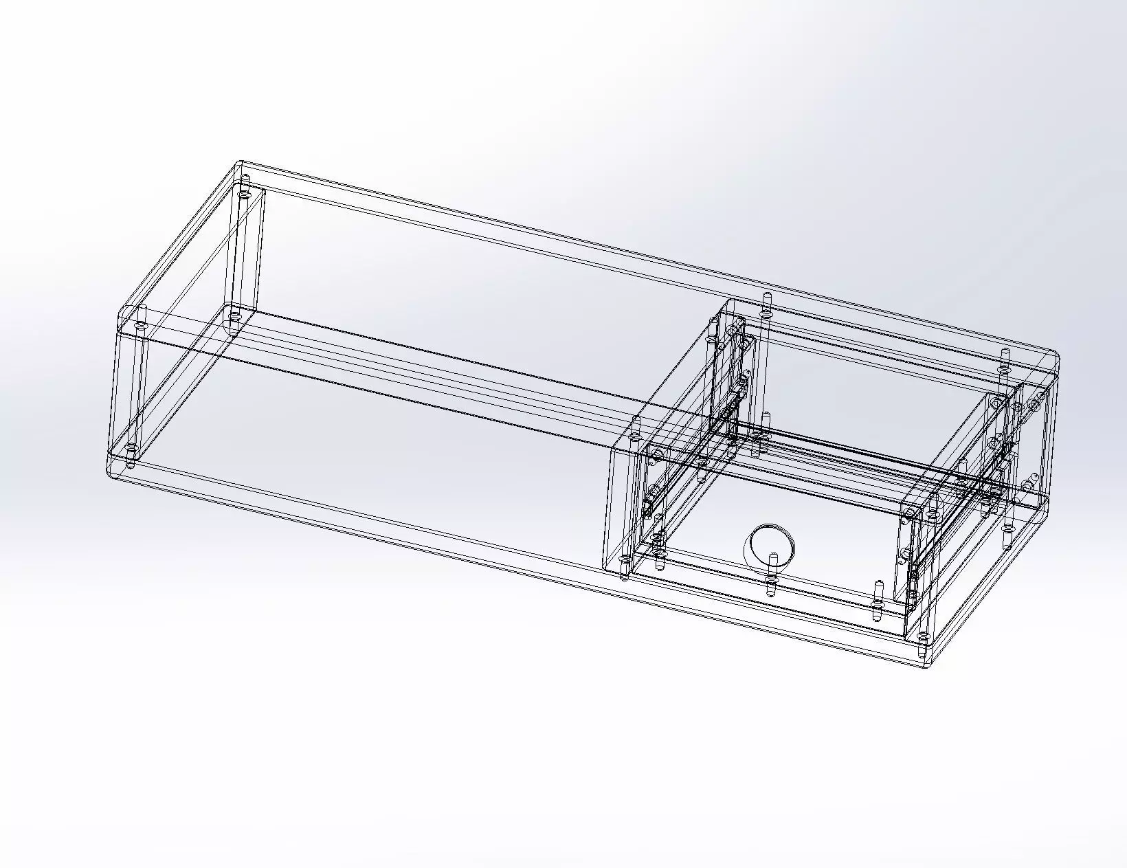 Basic Desk Drawer STL 3D print model_0