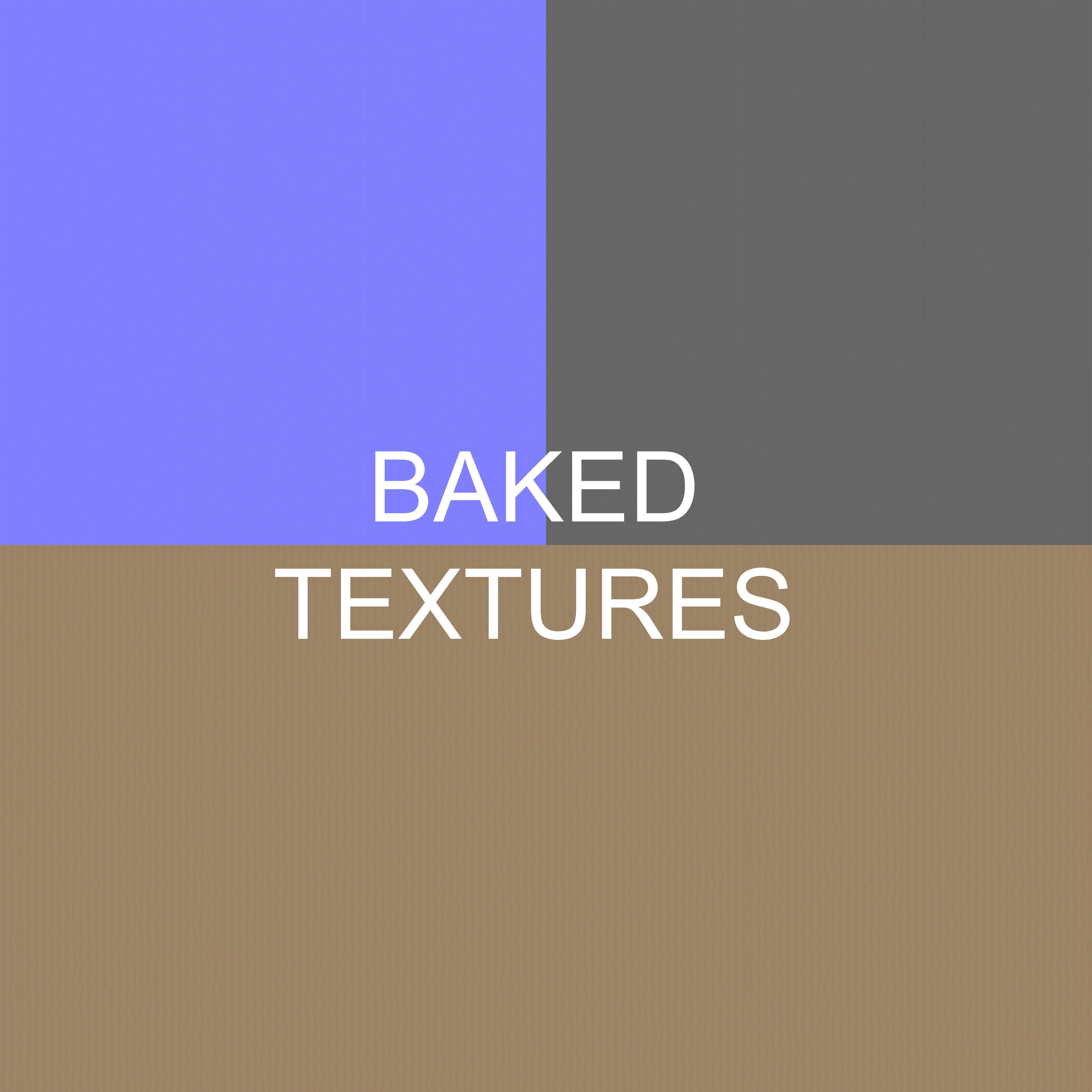 Lowpoly Cardboard Boxes Low-poly 3D model_5