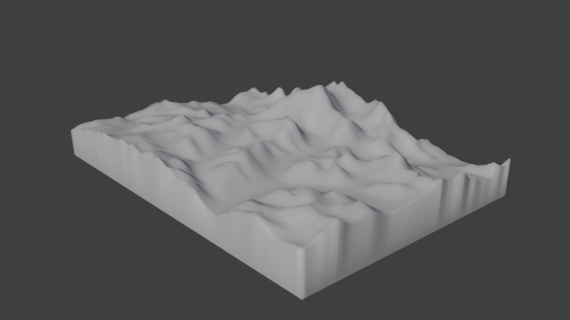 Changtse Mountain Low-poly 3D model_9