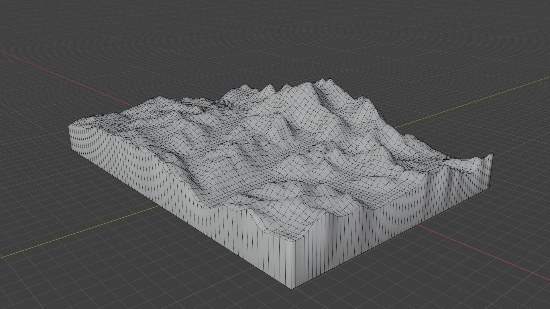 Changtse Mountain Low-poly 3D model_7