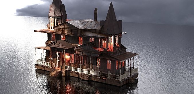 Victorian Mansion horror 3D model