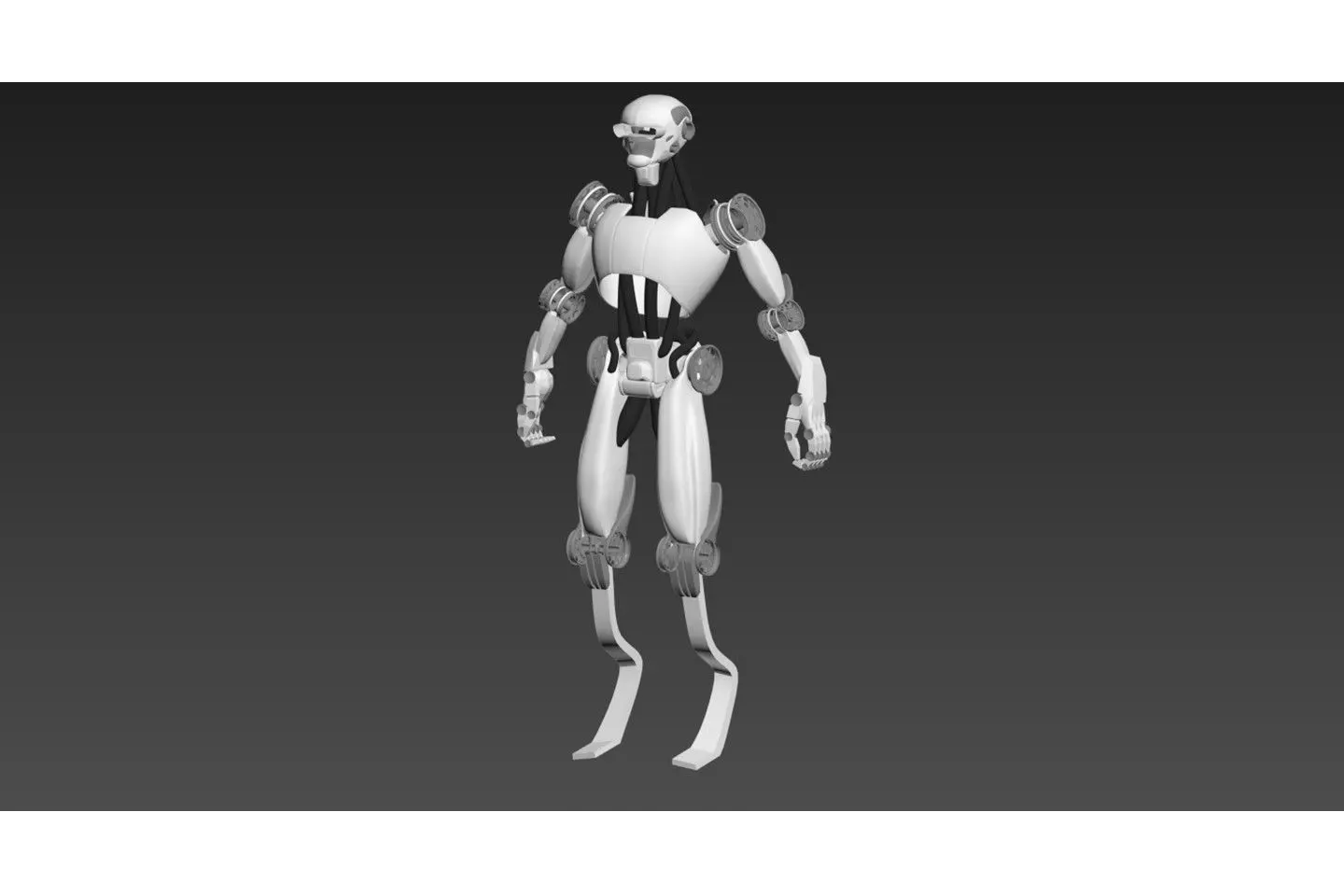 robot humanoid Free 3D model