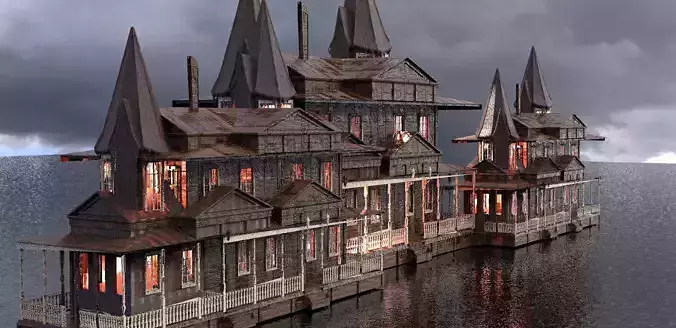 Spooky Mansion street