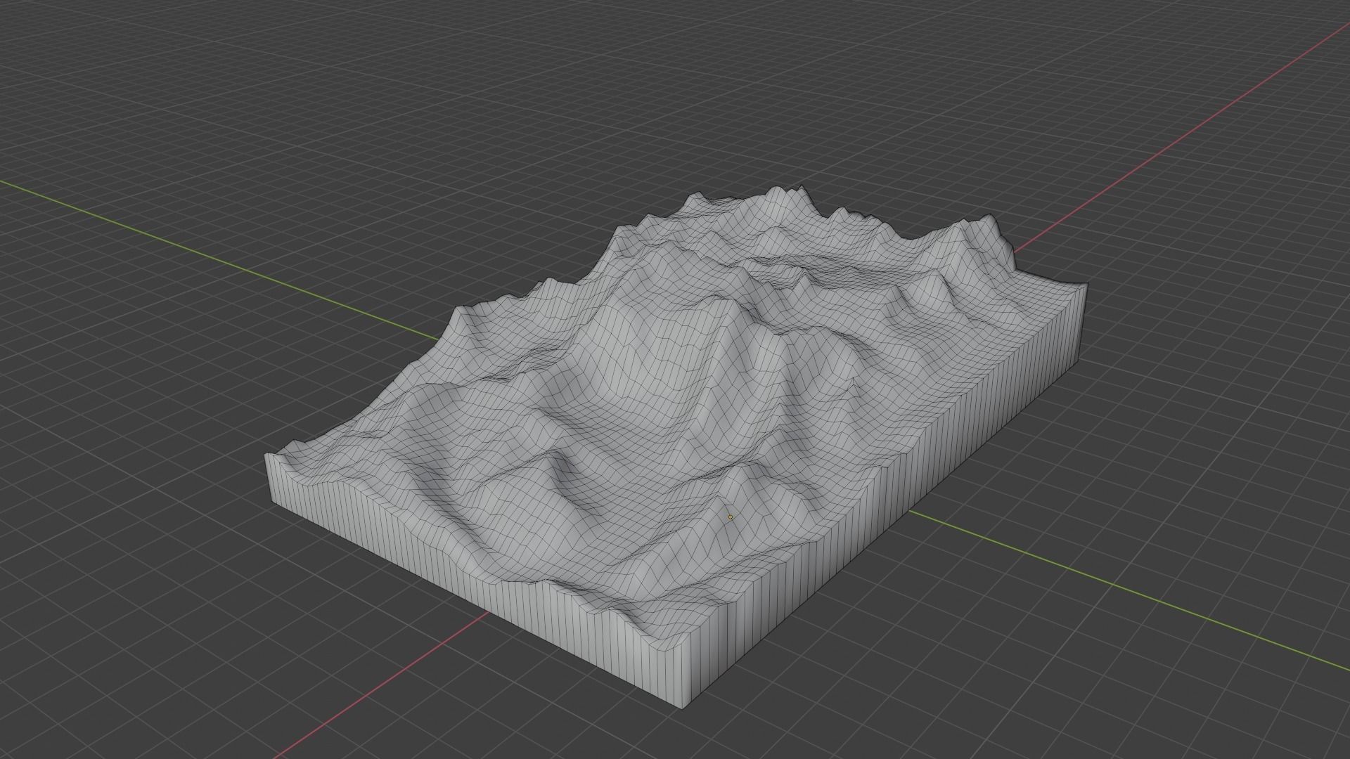 Chomo Lonzo Mountain Low-poly 3D model_7