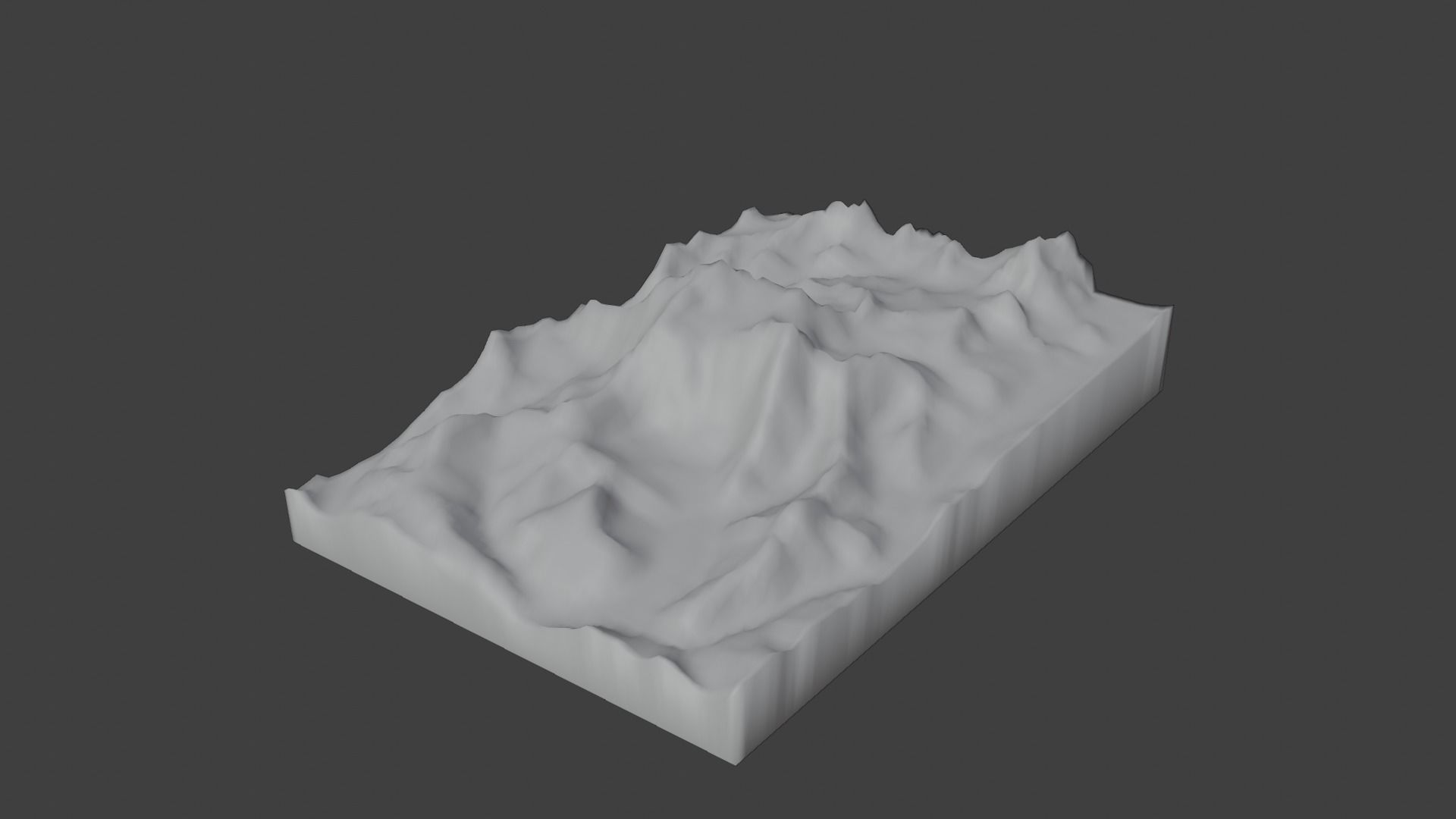 Chomo Lonzo Mountain Low-poly 3D model_9