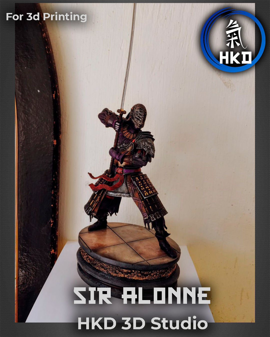 Sir Alonne Fan Art - Dark Souls 2 3D print model_1