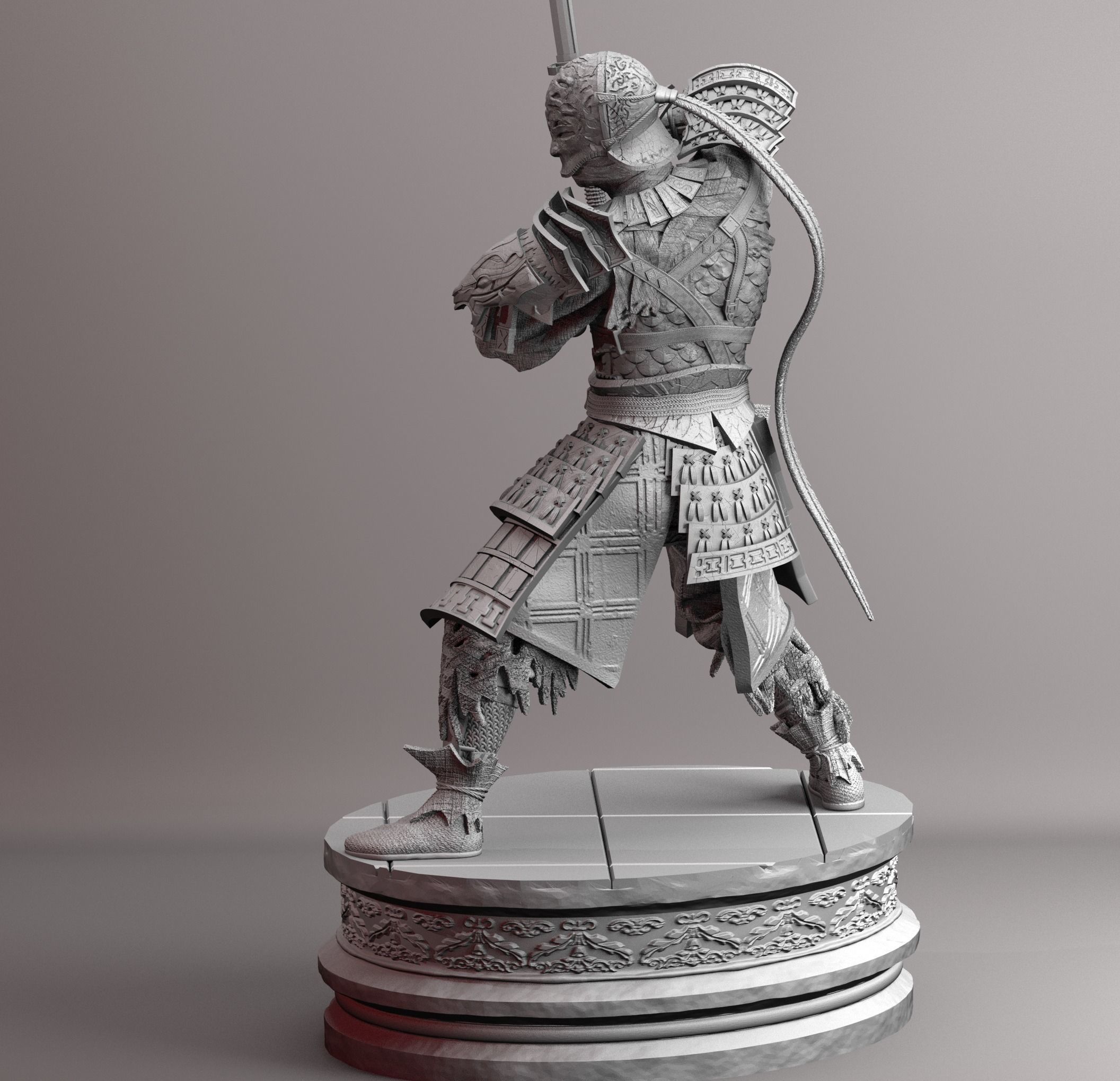 Sir Alonne Fan Art - Dark Souls 2 3D print model_7