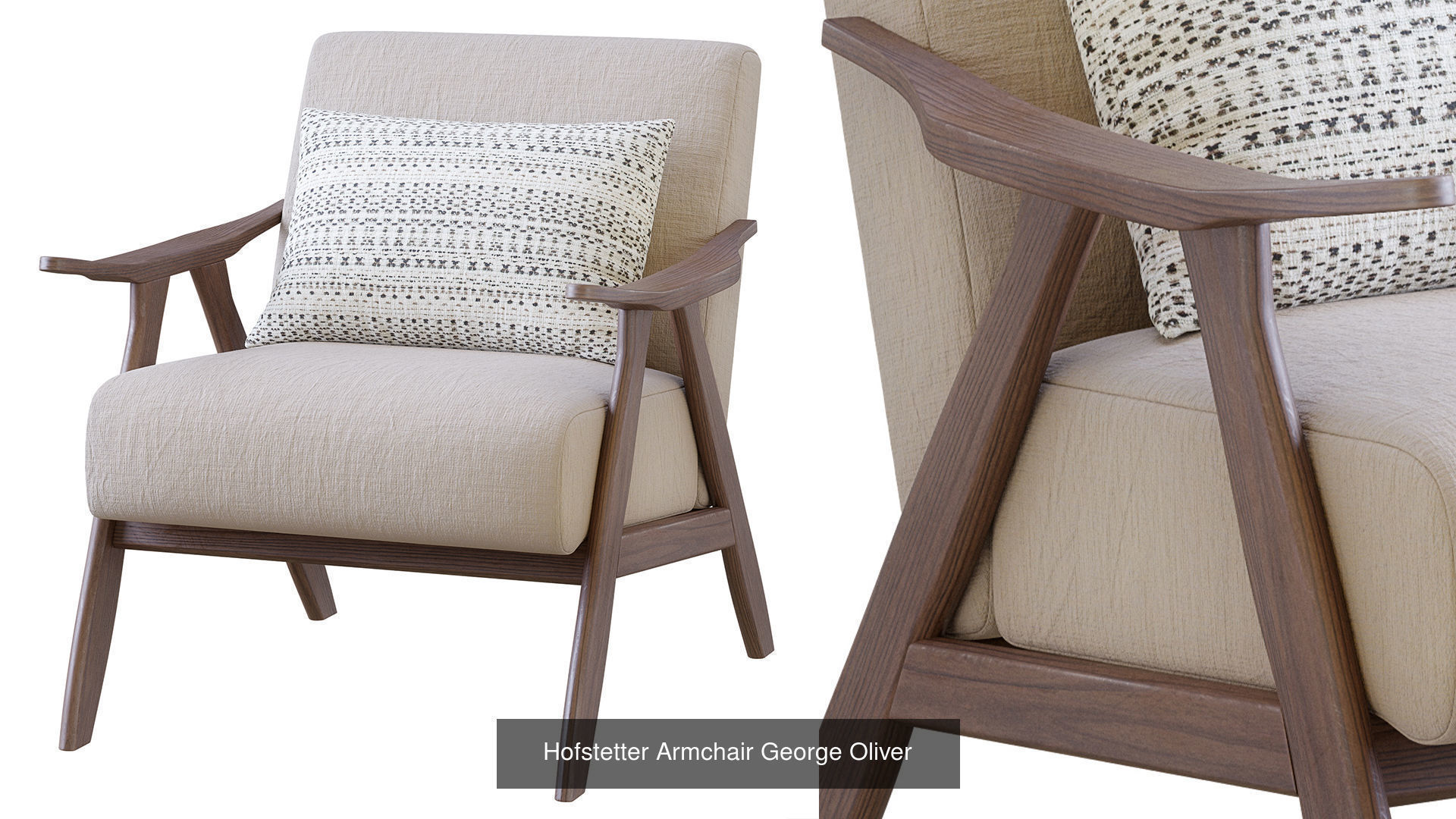 Armchairs End Sofa Pack 1 3D Model Collection_2