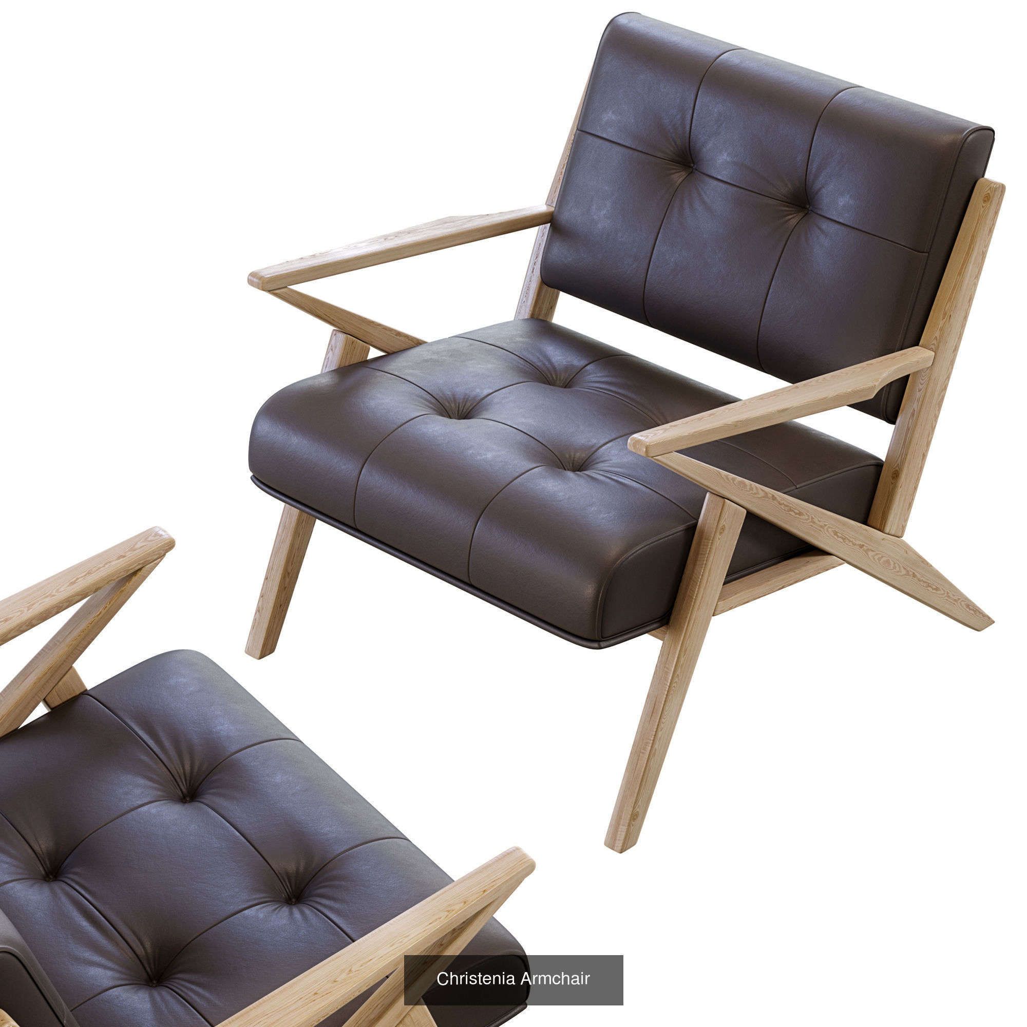 Armchairs End Sofa Pack 1 3D Model Collection_1
