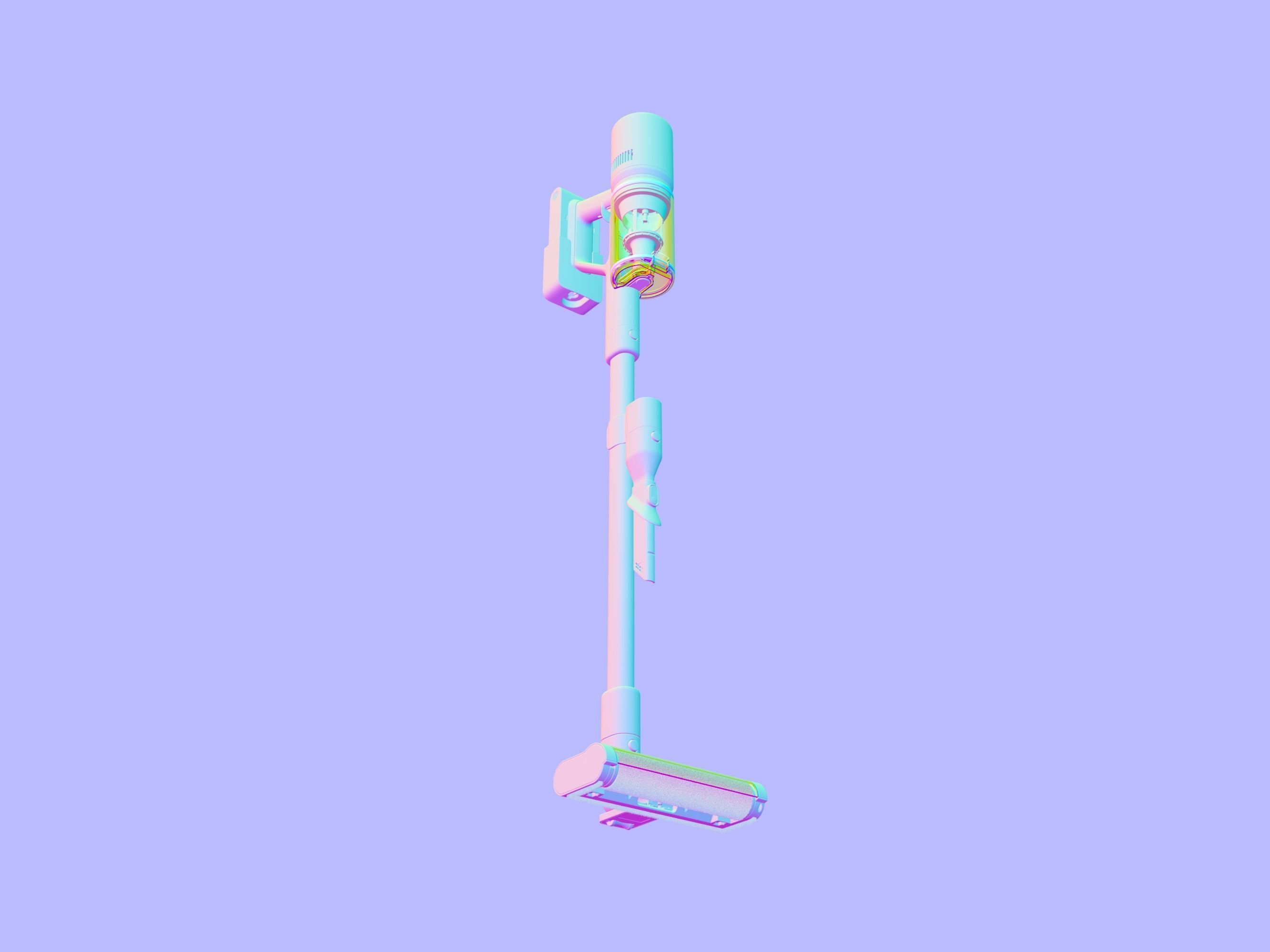 Vacuum cleaner 3D model_2