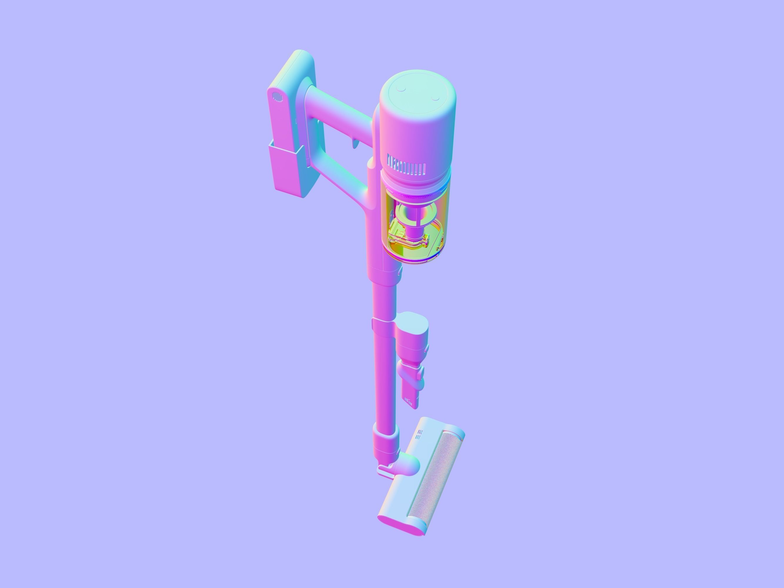 Vacuum cleaner 3D model_4