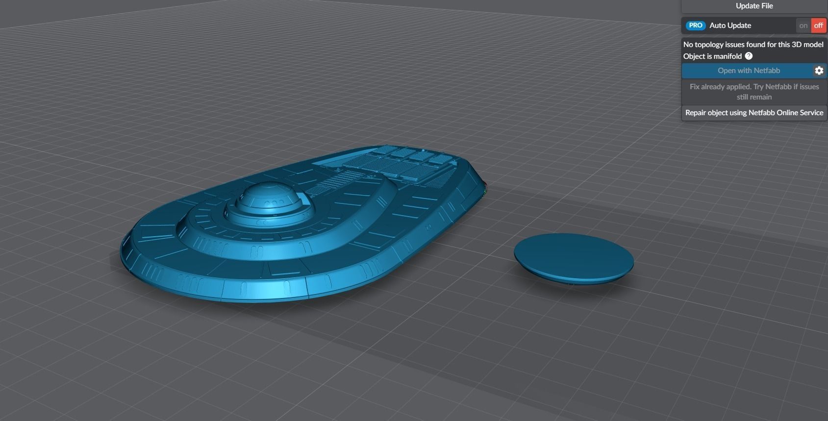 Enterprise  C Scale model   3D print model_8