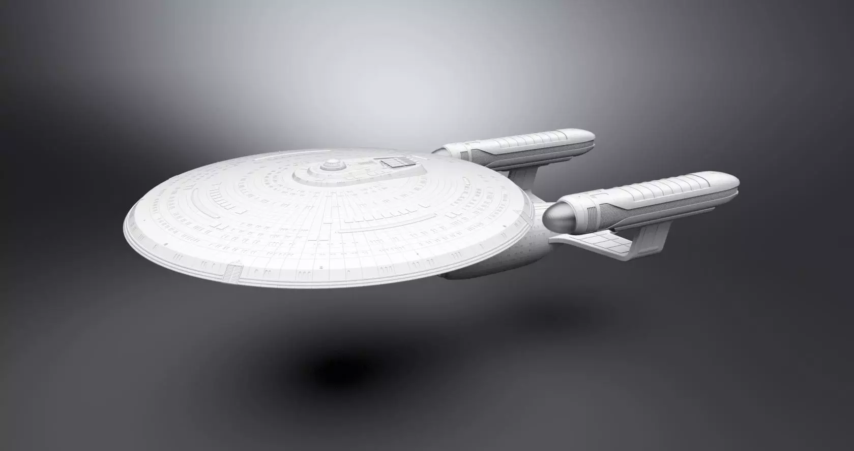 Enterprise  C Scale model   3D print model_0