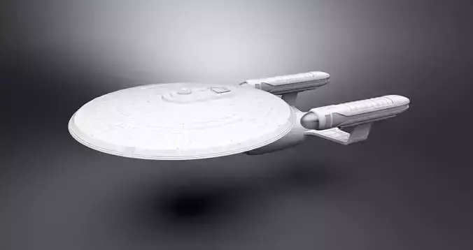 Enterprise  C Scale model   3D print model