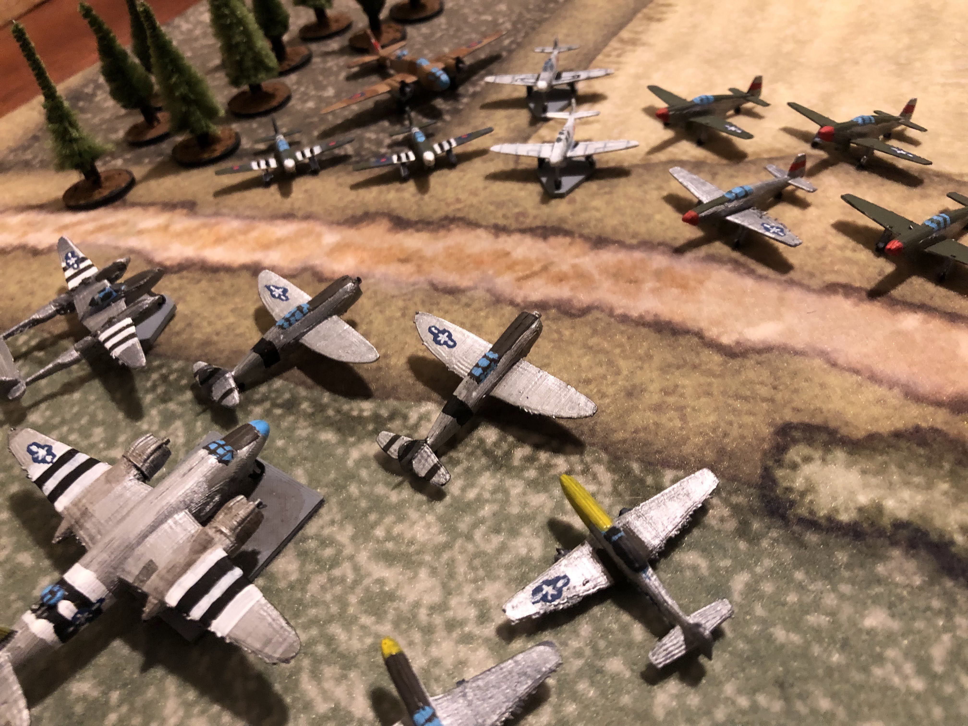 American WW2 Aircraft 3D print model_11