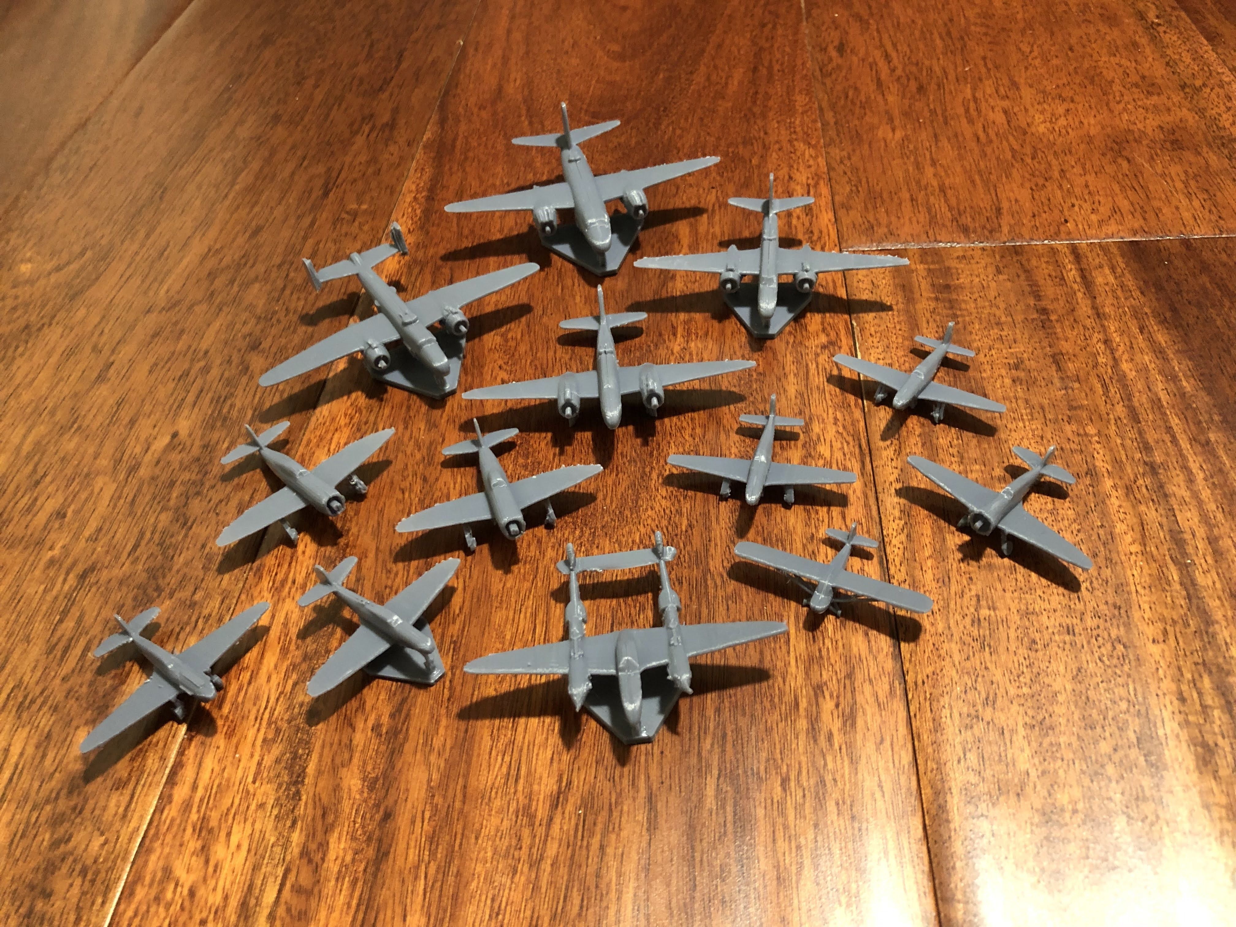 American WW2 Aircraft 3D print model_2
