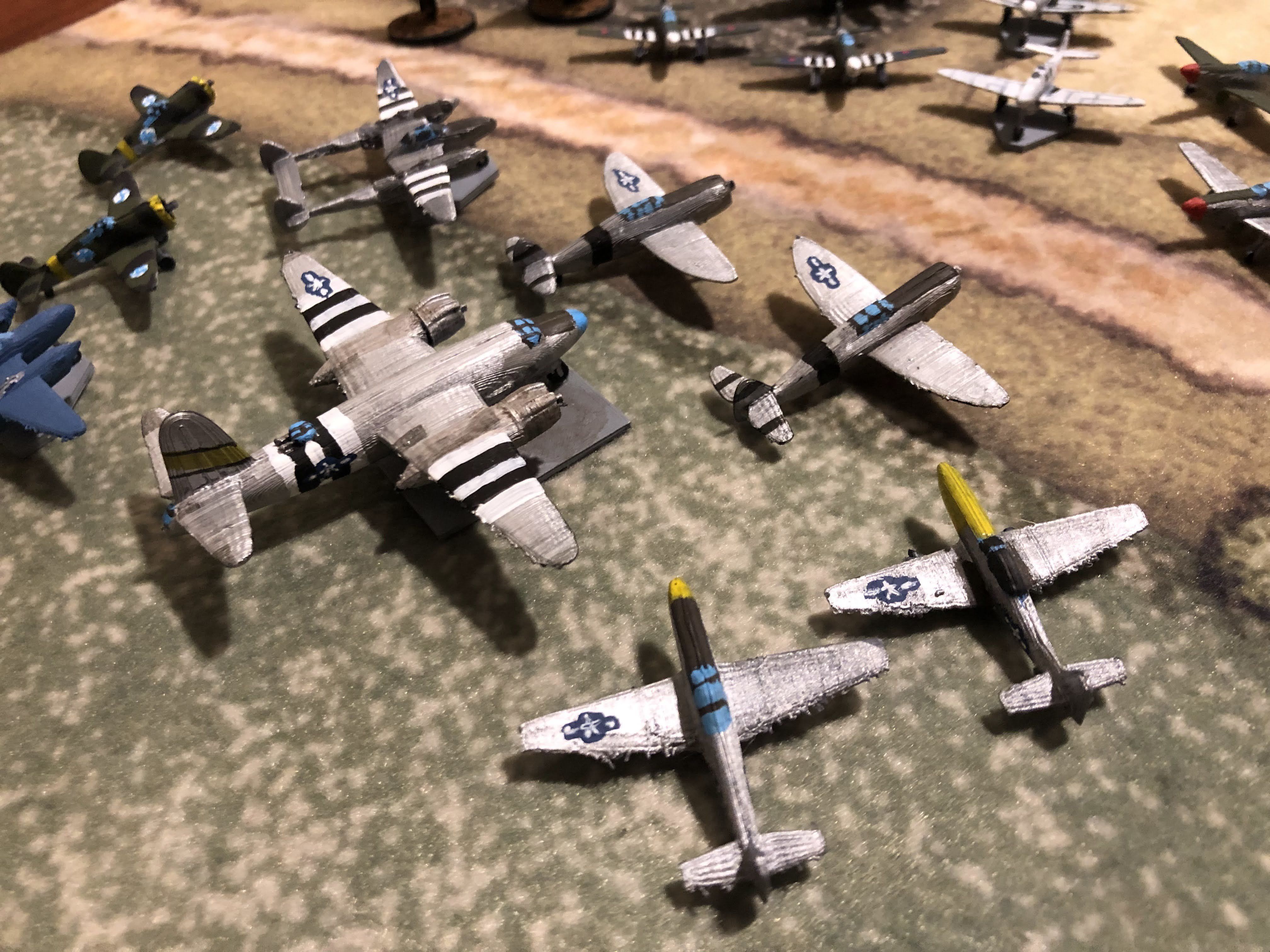 American WW2 Aircraft 3D print model_9