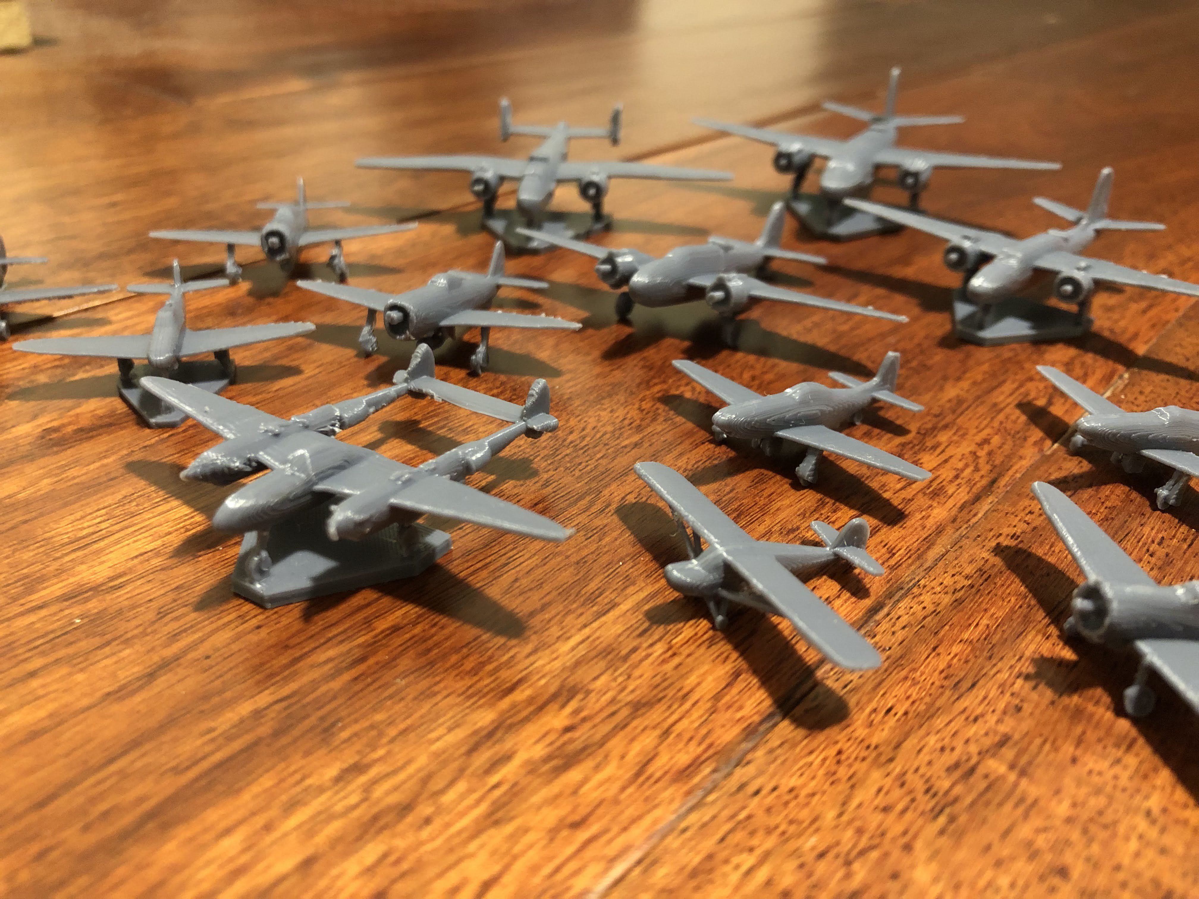 American WW2 Aircraft 3D print model_1