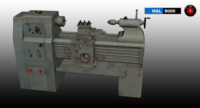 Lathe 3D model