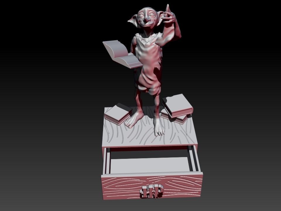 DOBBY - JEWELRY BOX 3D print model_2