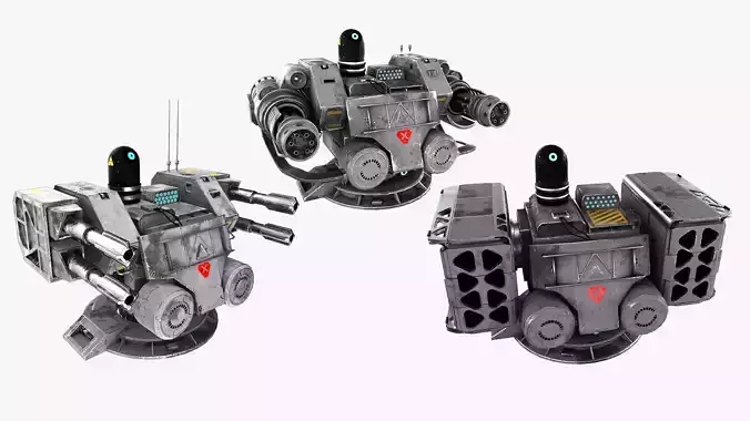 Sci-fi Turrets