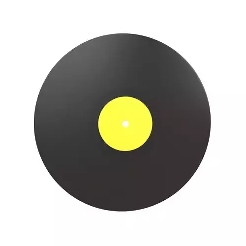 Vinyl Record v1 005 Low-poly 3D model Vinyl Record v1 005 Low-poly 3D model