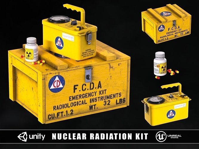 Nuclear Radiation Kit 3D Model Collection