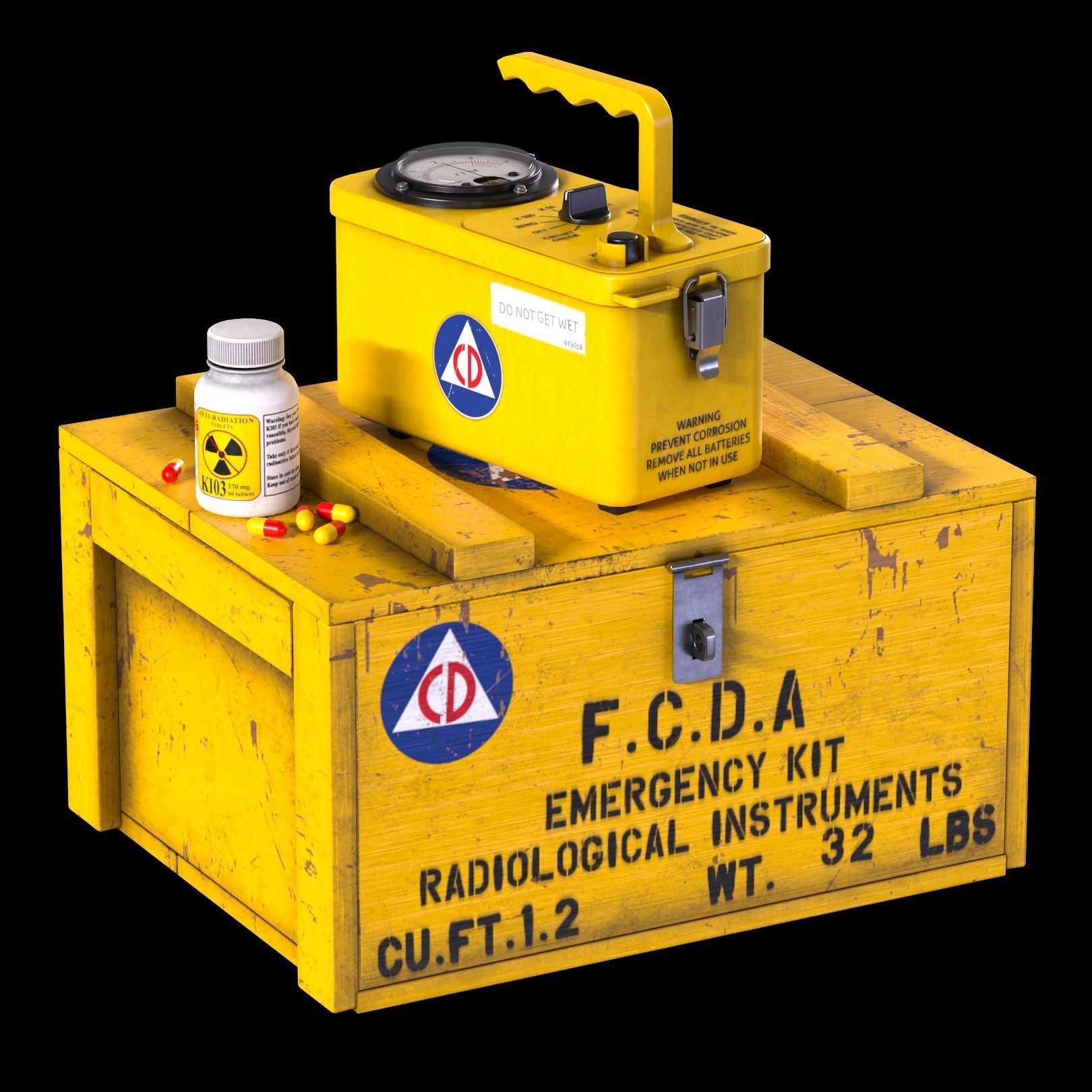 Nuclear Radiation Kit 3D Model Collection_1